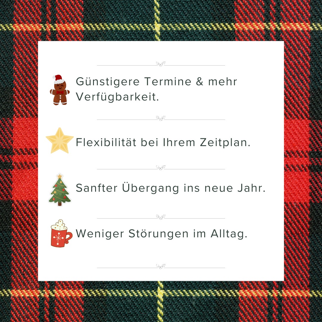 Warum ein Umziehen in der Weihnachtszeit 2025 sinnvoll sein kann