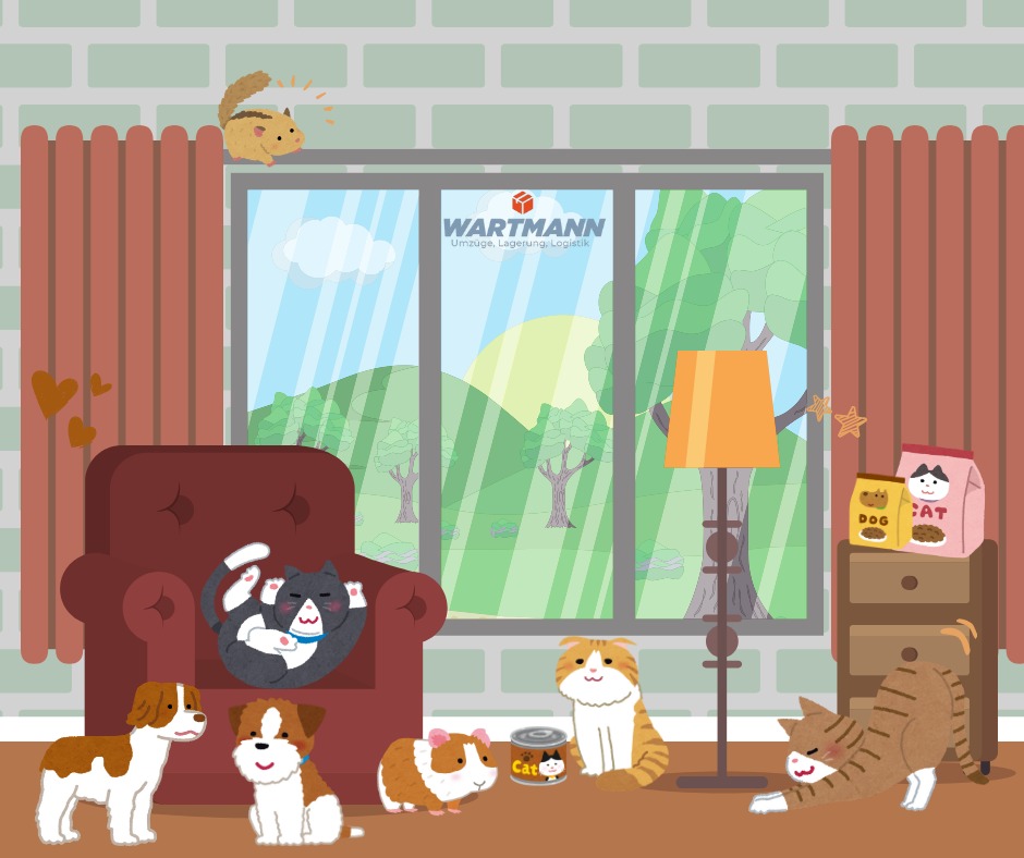 Wohnungssuche mit Tieren: Tierart, Größe und Wohnungstyp berücksichtigen